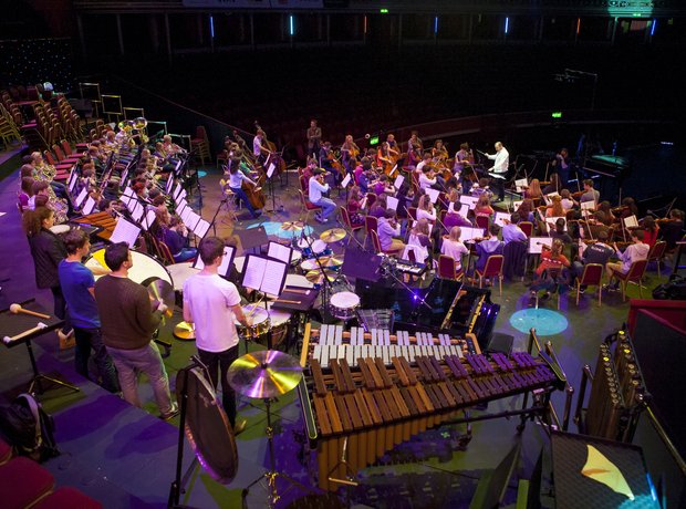City of Belfast Youth Orchestra get ready for thei