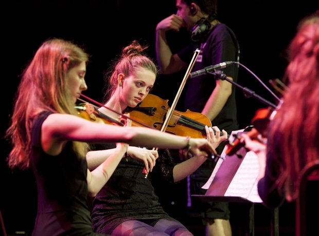 Hampshire String Quartet schools prom rehearsal 1
