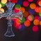 Image 5: Christmas cross and lights