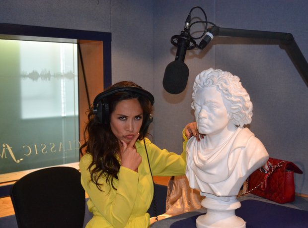 beethoven bust visits classic fm