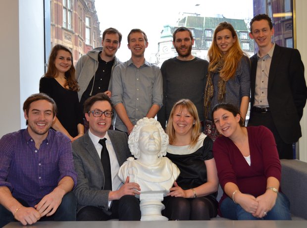 beethoven bust visits classic fm