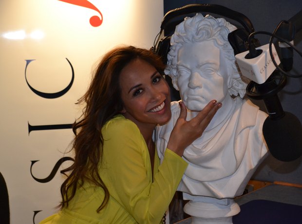 beethoven bust visits classic fm