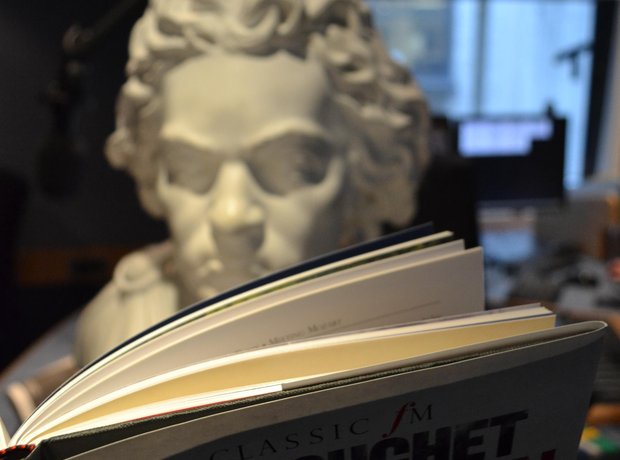 beethoven bust visits classic fm