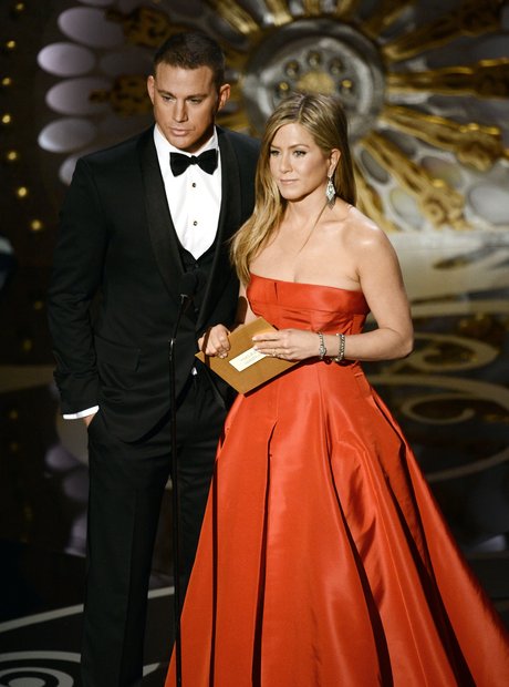 Channing Tatum and Jennifer Aniston at theOscars 2