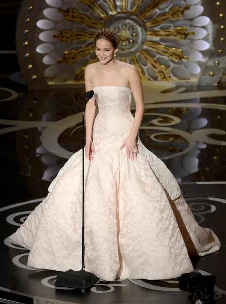 Jennifer Lawrence at the Oscars 2013 Awards Show