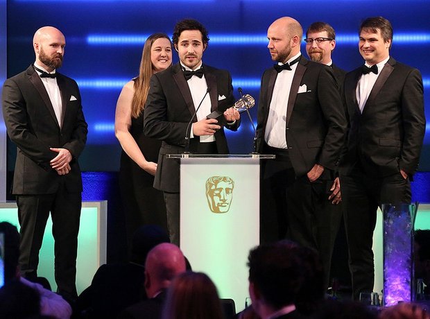 The Journey crew at the Games BAFTAs - BAFTA Games Awards 2013