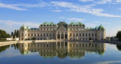 Belvedere Palace in Vienna, Austria