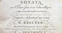 Kreutzer Sonata, Beethoven 