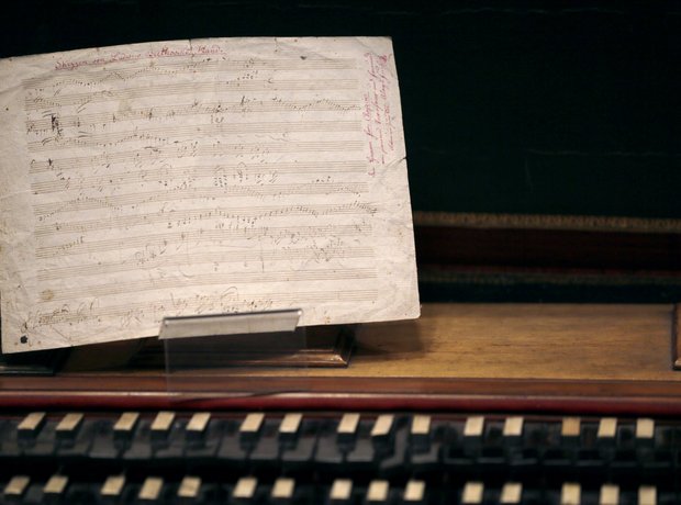 Ludwig van Beethoven handwritten partition
