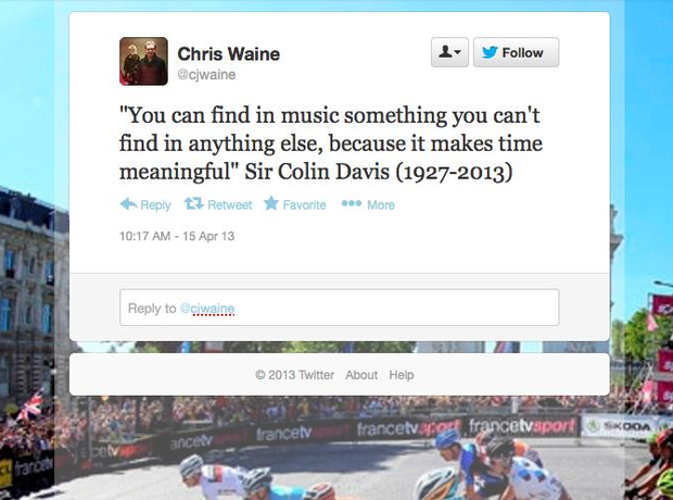 colin davis tweets
