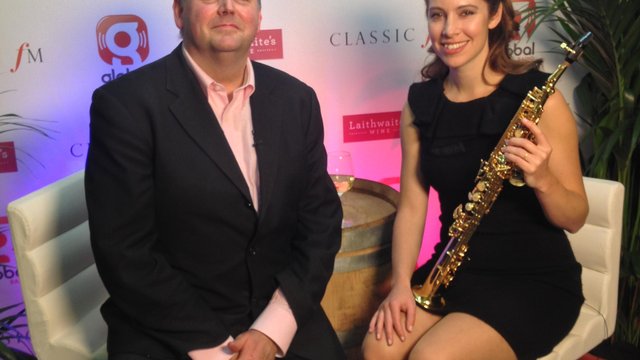 Amy Dickson Classic FM Live 2013 behind the scenes