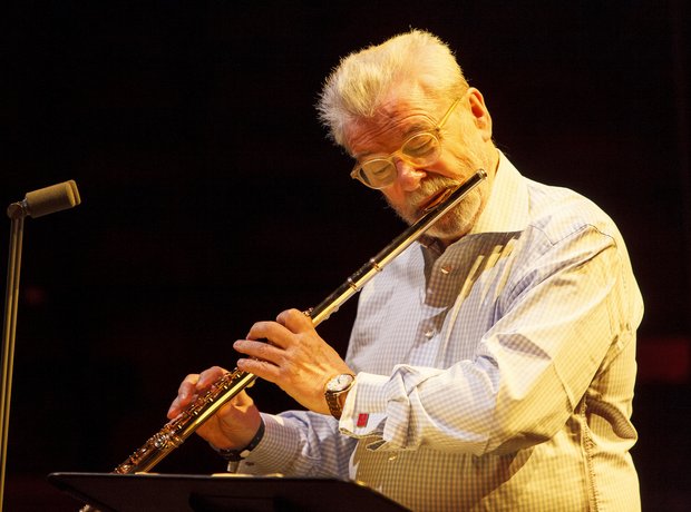 Sir James Galway Classic FM Live 2013 rehearsal