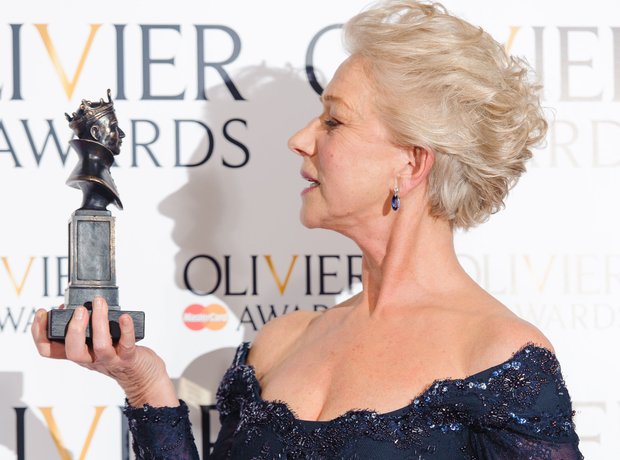 Dame Helen Mirren at the Olivier Awards 2013