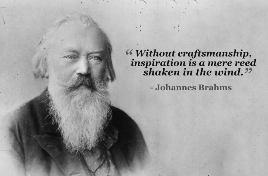 johannes brahms without craftsmanship