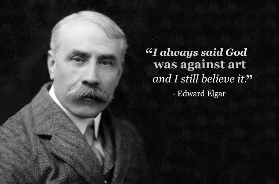 edward elgar god was against art