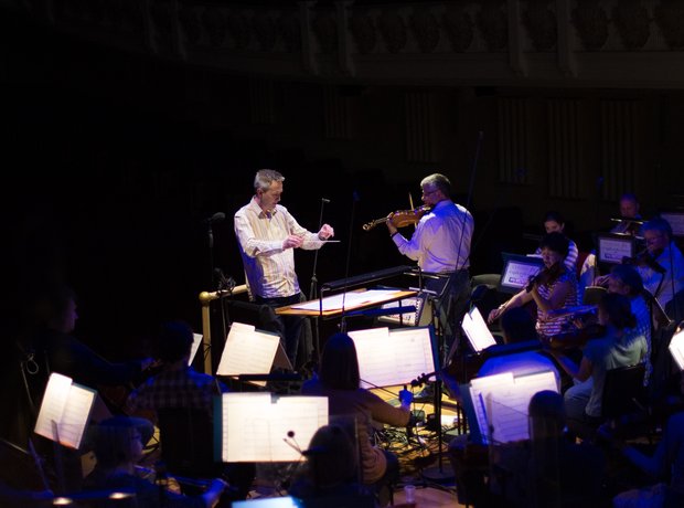 Classic FM: A Night At The Movies rehearsals