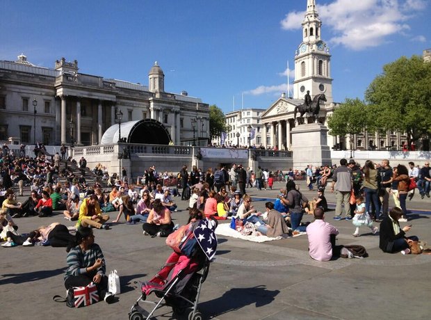 London Symphony Orchestra on Trafalgar Square
