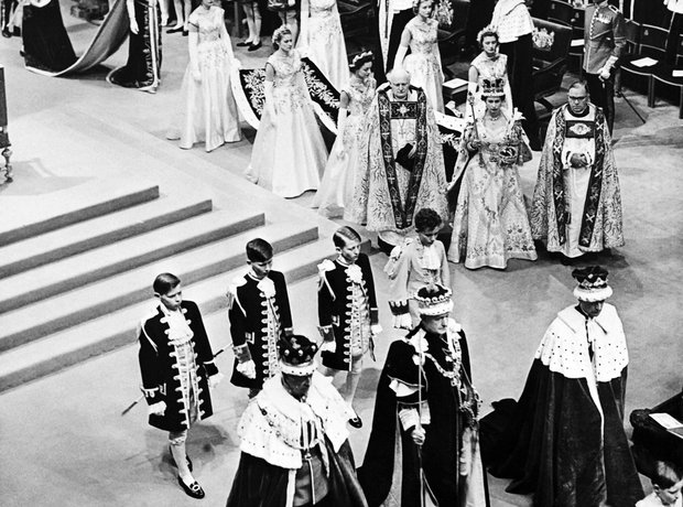Queen Elizabeth II coronation 1952