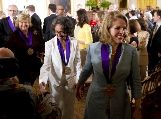 Renée Fleming and President Obama
