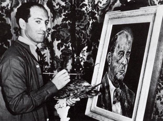 Gershwin painting Schoenberg