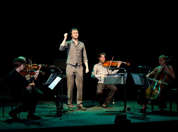 Jon Boden and the Sacconi Quartet at the Bristol P