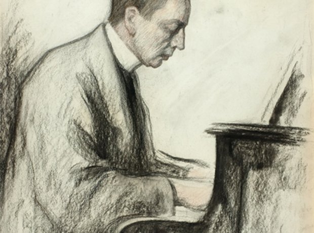 Rachmaninov drawing Pasternak