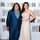 Jonathan and Charlotte at the Classic Brit Awards 