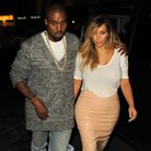 Kim Kardashian and Kanye West in Paris