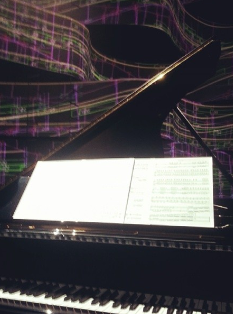 Lang Lang's piano at the Classic BRITs