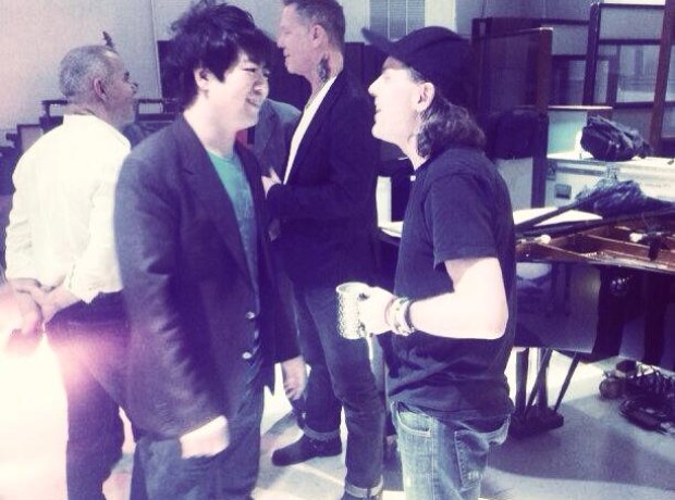 Lang Lang and Metallica rehearse for the Grammy Aw