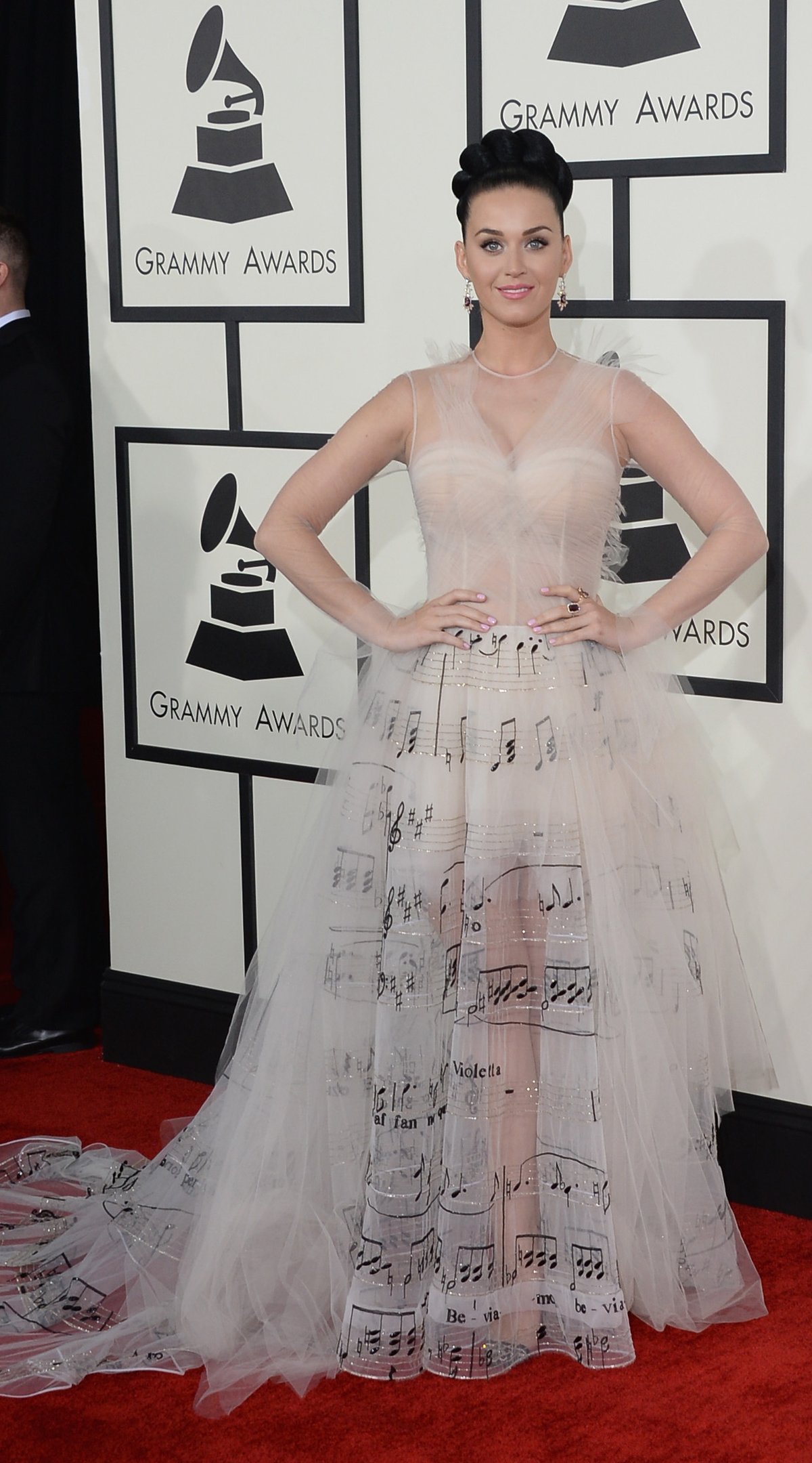 Katy Perry's Verdi dress steals show at Grammys Classic FM