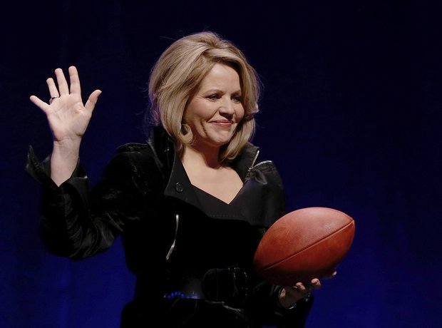 Renee Fleming at the Super Bowl