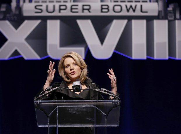 Renee Fleming at the Super Bowl