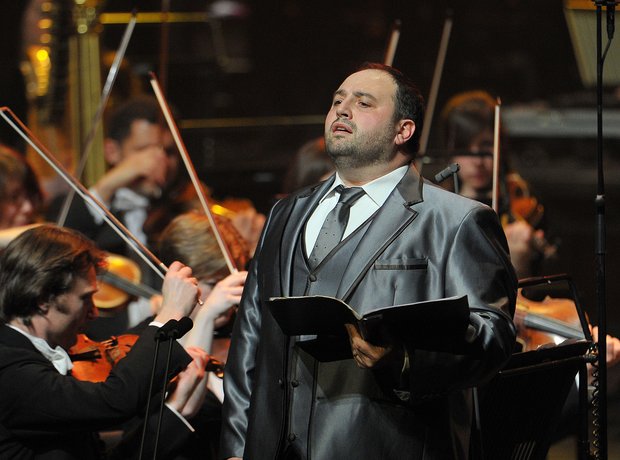 Wynne Evans at the Classic FM live in Cardiff 2014