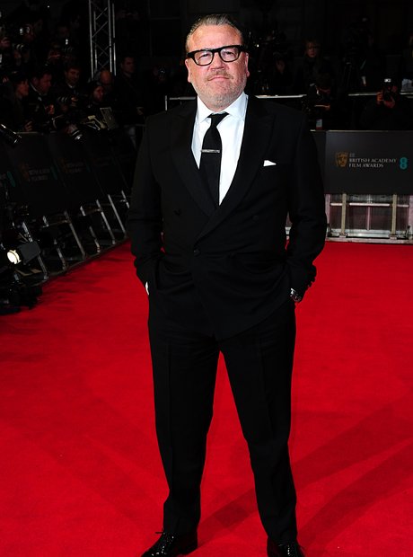 Steve McQueen on the BAFTAs red carpet 2014