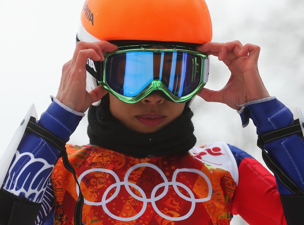 Vanessa Mae at the Winter Olympics