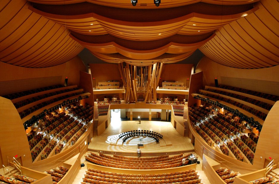 Walt Disney Concert Hall, Los Angeles - Inside the world's ...