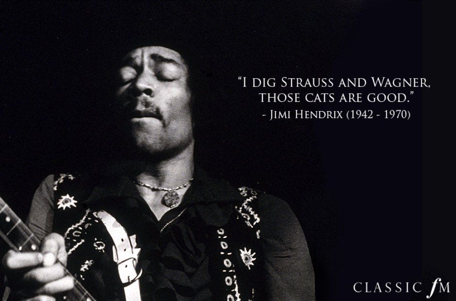 Jimi Hendrix Classical Music Quotes From Rock Musicians Classic Fm 