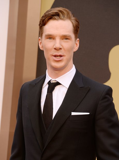 Benedict Cumberbatch at the Oscars 2014 red carpet