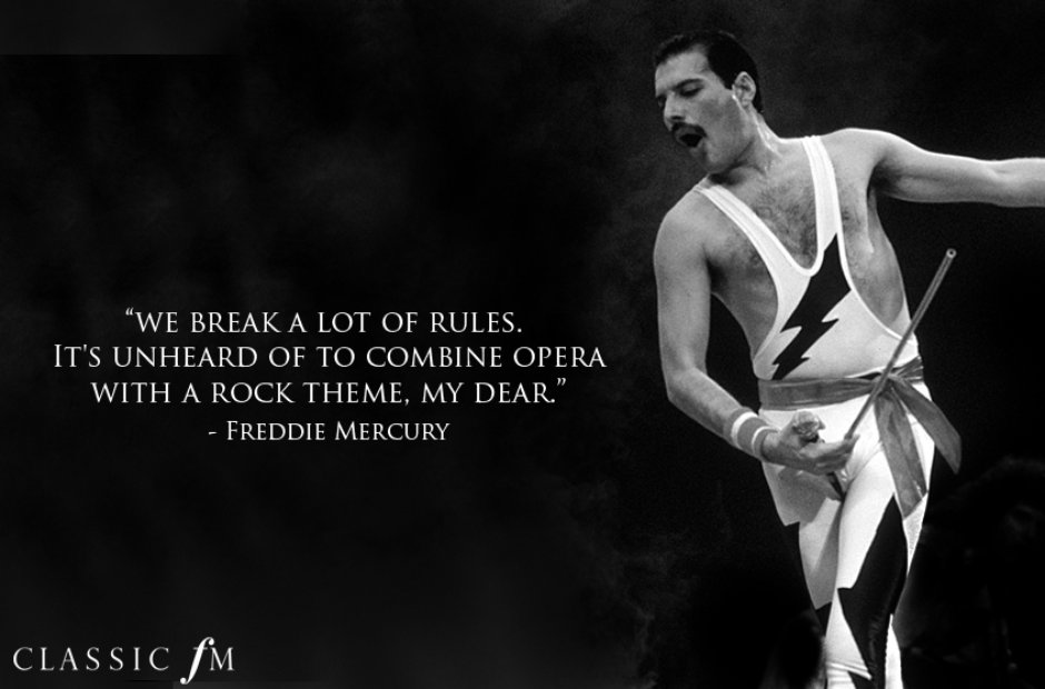 Freddie Mercury Song Quotes