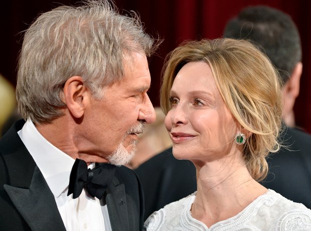 Harrison Ford and Calista Flockhart at the Oscars 