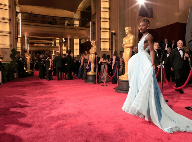 Lupita Nyong'o at the Oscars 2014