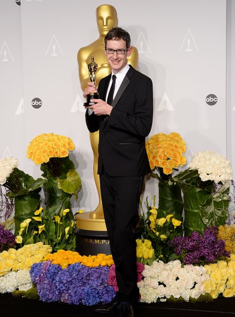 Steven Price at the oscars 2014 backstage