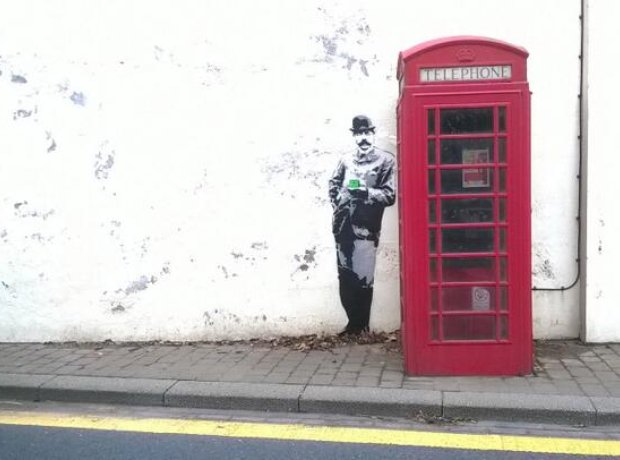 Elgar Banksy in Malvern
