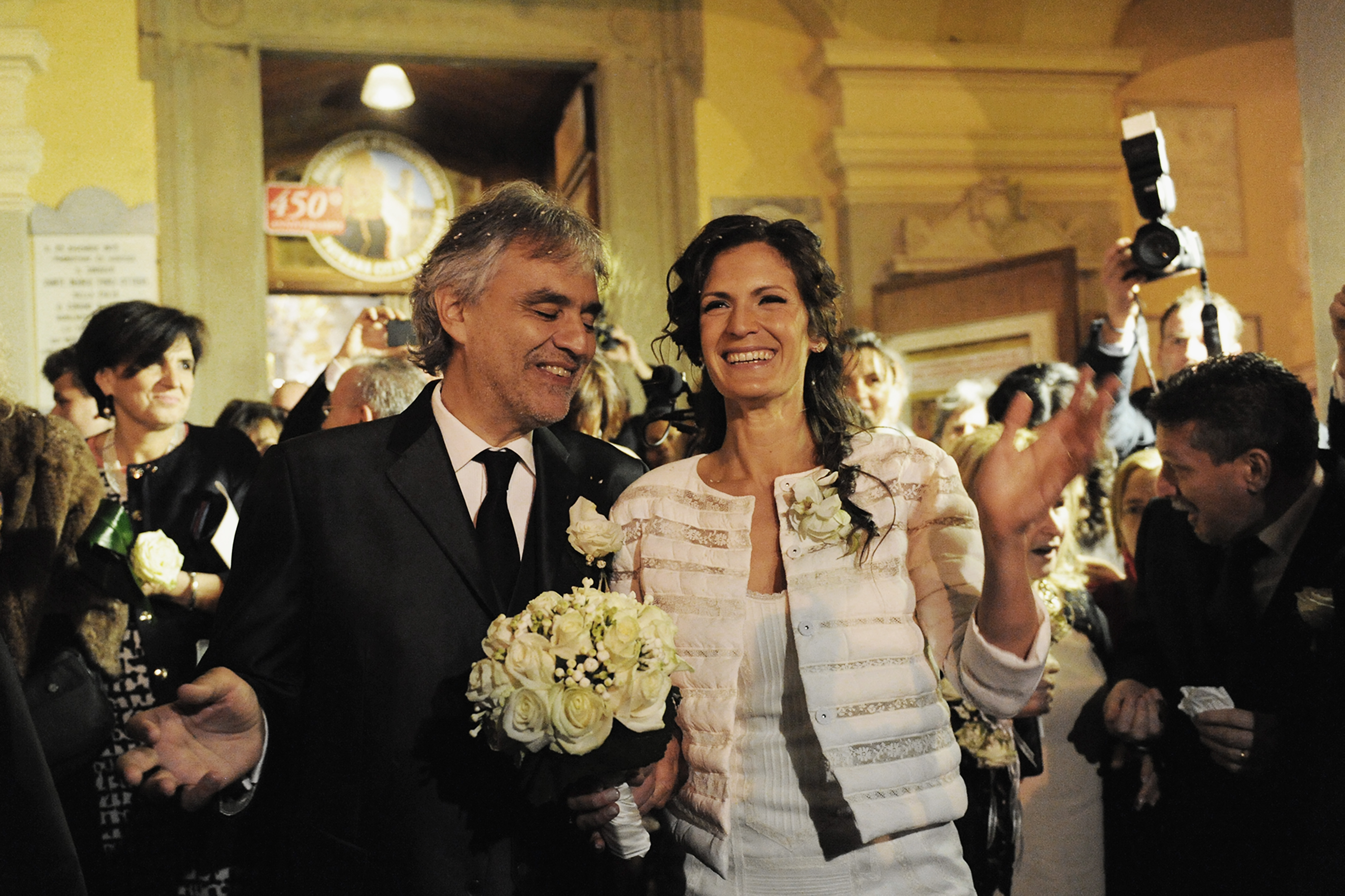 Andrea Bocelli and Veronica Berti wedding