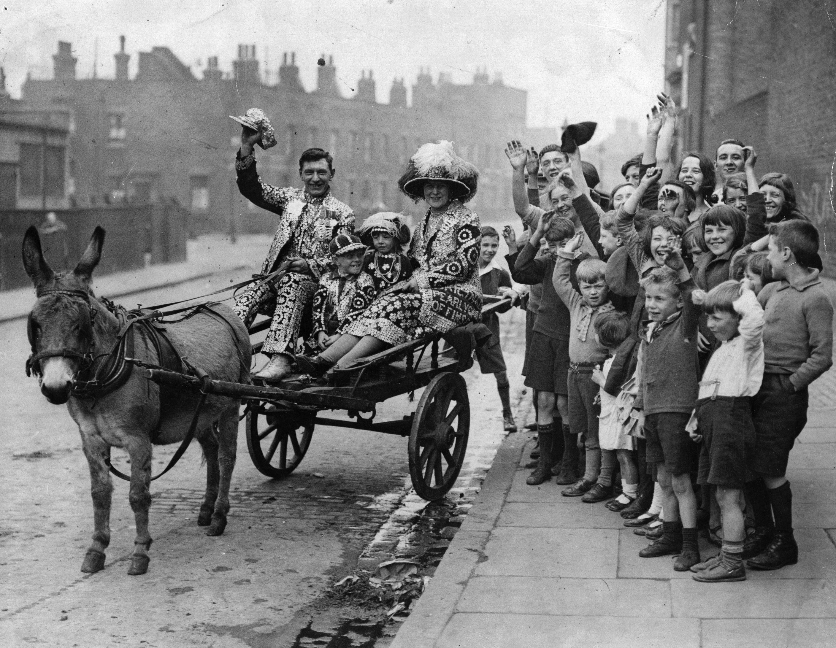 London Pearly King Queen Finsbury