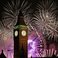Image 8: London New Year Big Ben fireworks