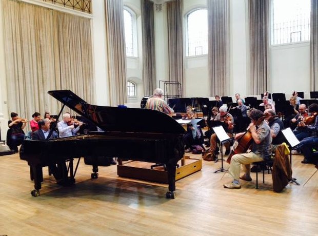 Marriner Perahia Rehearsal Henry Wood Hall Academy Martin Fields