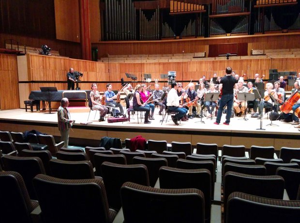 Neville Marriner 90th birthday concert Joshua Bell Academy Martin Fields