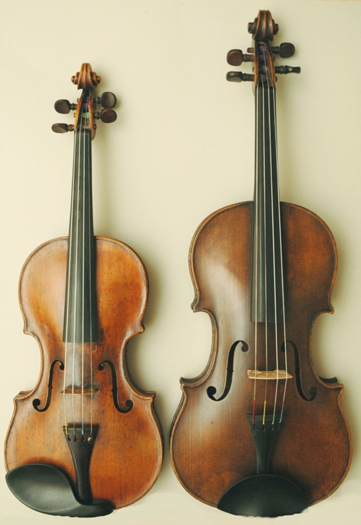 violin and viola